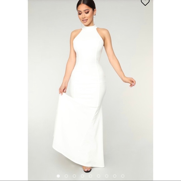 off white formal dresses